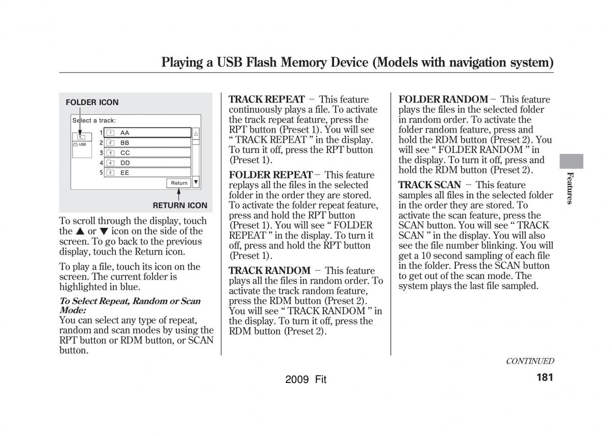 Honda Jazz III 3 Fit II manual / page 184