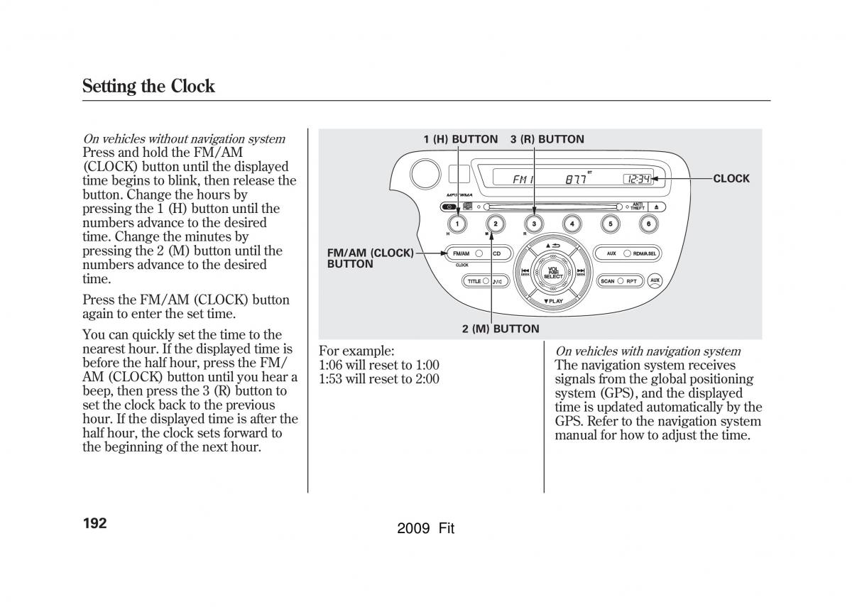 Honda Jazz III 3 Fit II manual / page 195