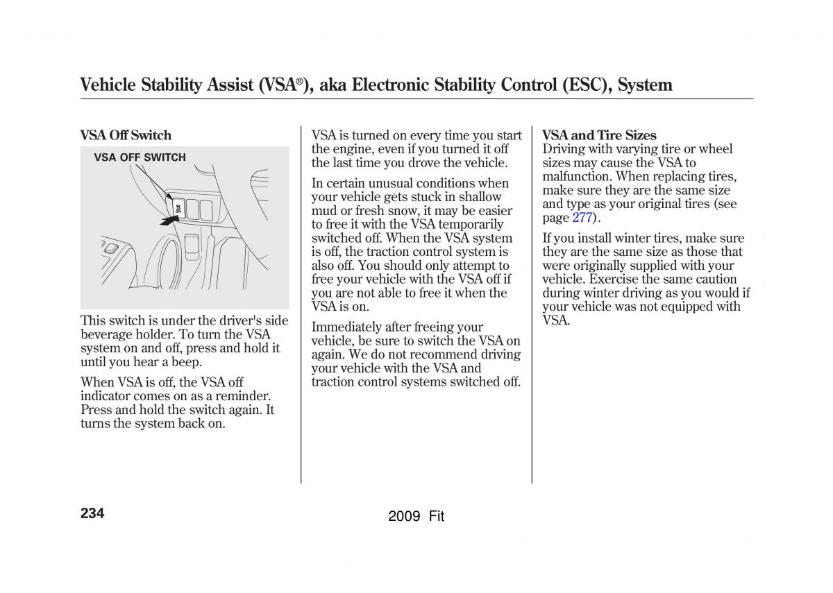 Honda Jazz III 3 Fit II manual / page 237
