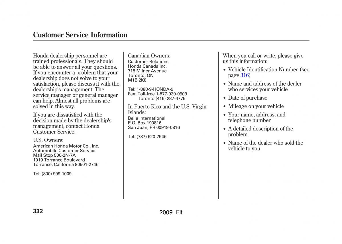 Honda Jazz III 3 Fit II manual / page 335