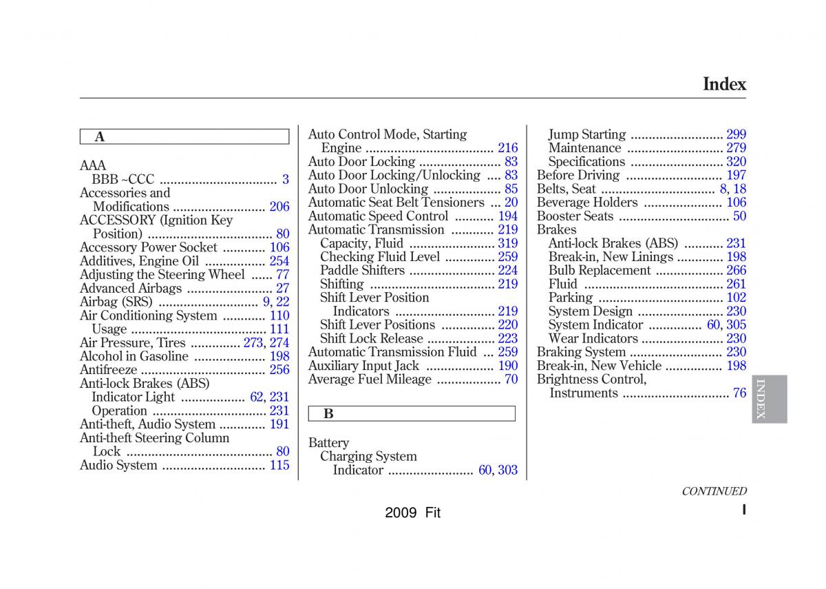 Honda Jazz III 3 Fit II manual / page 340