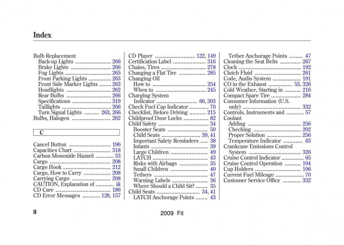 Honda Jazz III 3 Fit II manual / page 341