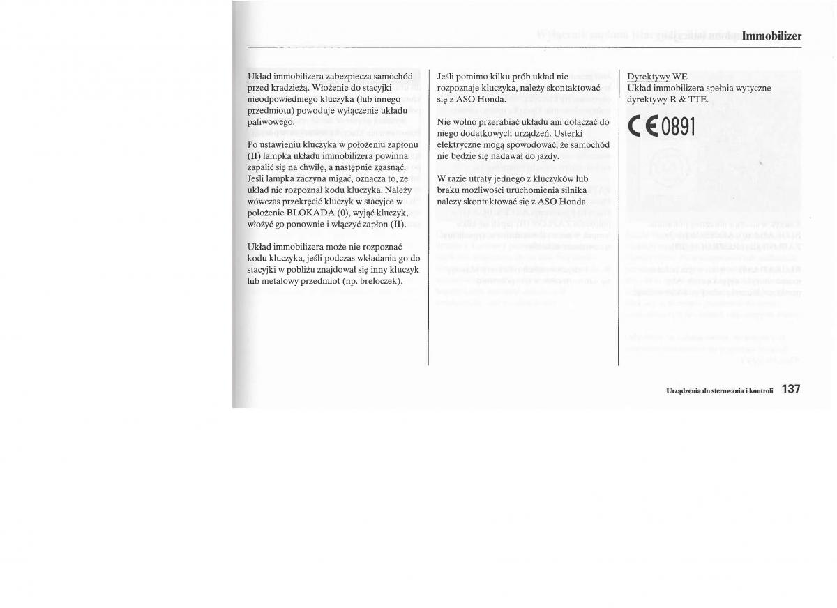 Honda Jazz III 3 Fit II instrukcja obslugi / page 138
