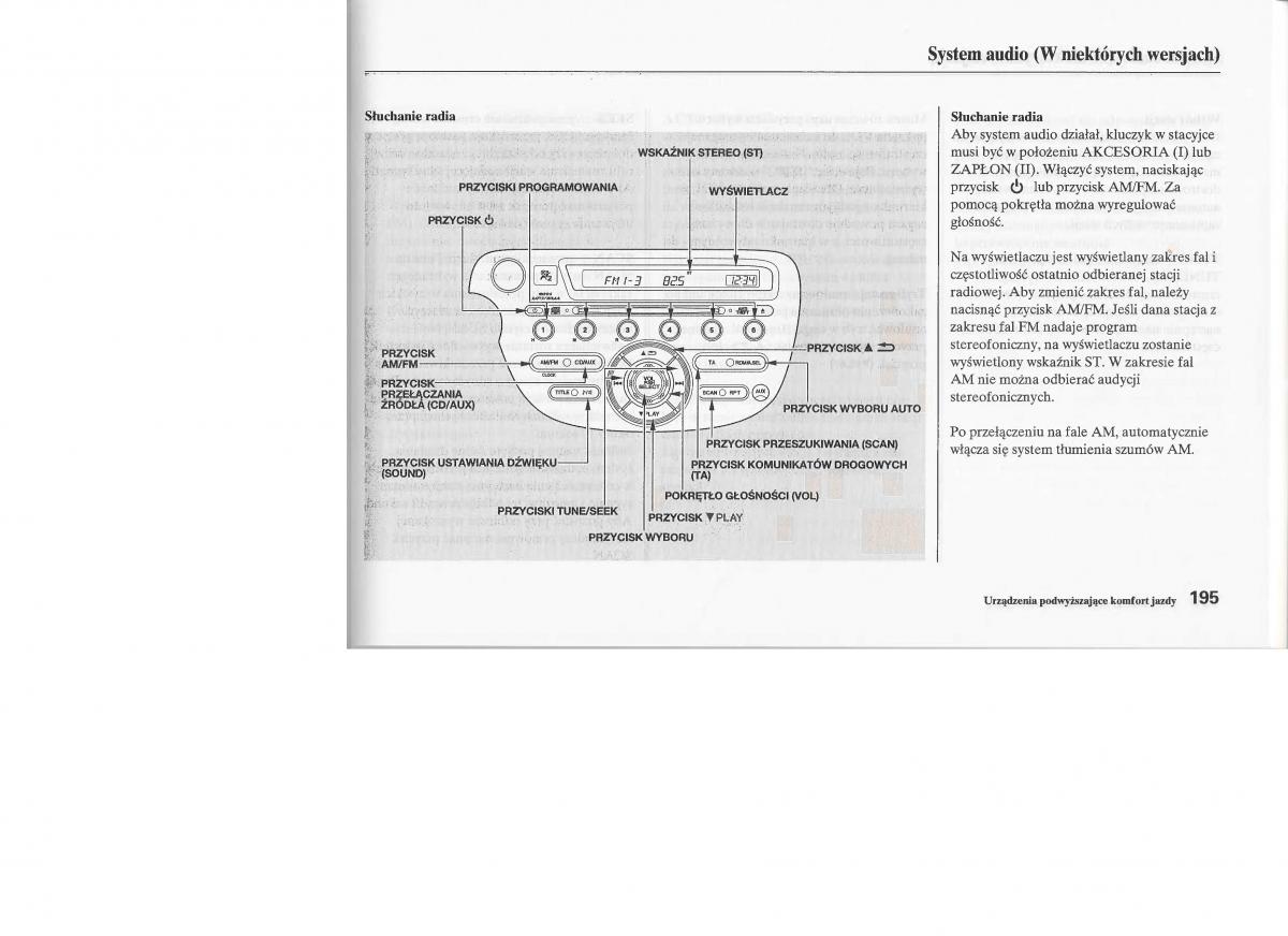 Honda Jazz III 3 Fit II instrukcja obslugi / page 194