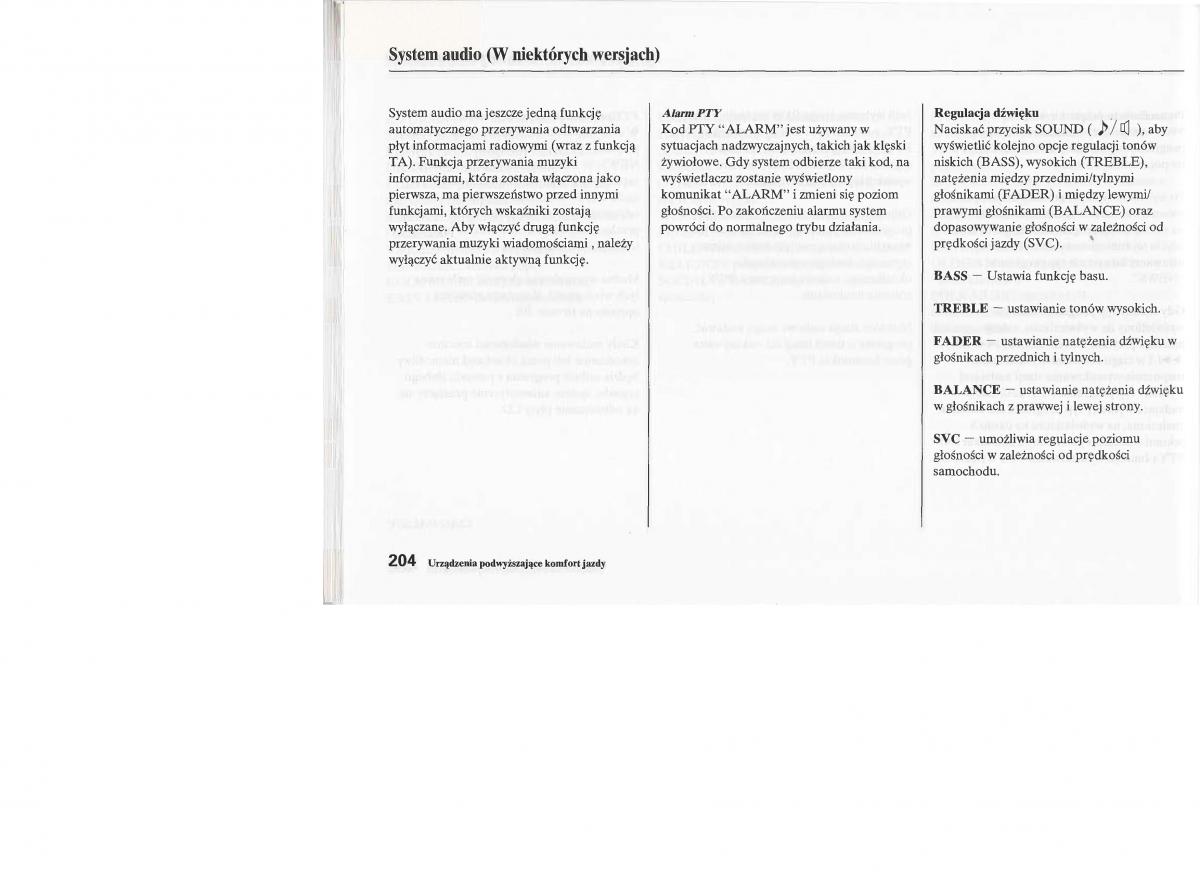 Honda Jazz III 3 Fit II instrukcja obslugi / page 203
