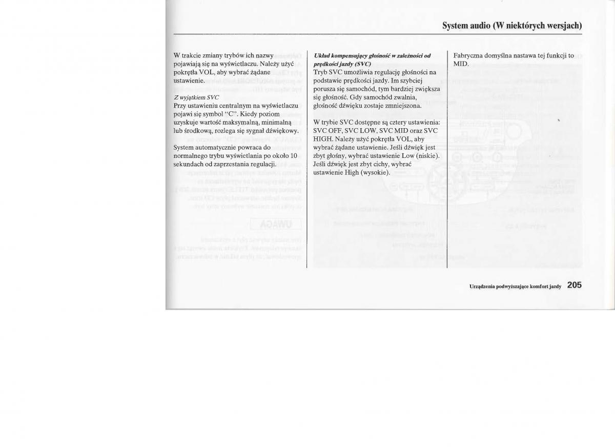 Honda Jazz III 3 Fit II instrukcja obslugi / page 204