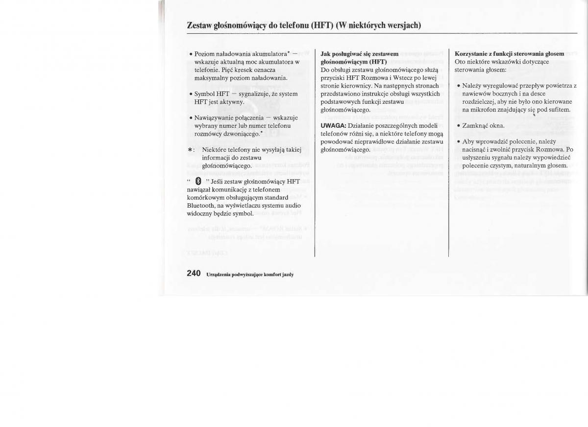 Honda Jazz III 3 Fit II instrukcja obslugi / page 239