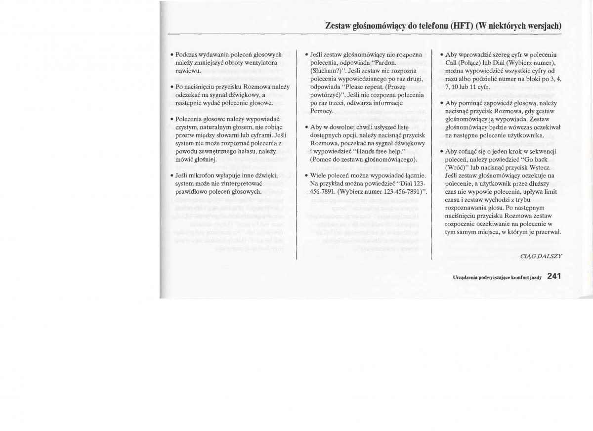 Honda Jazz III 3 Fit II instrukcja obslugi / page 240