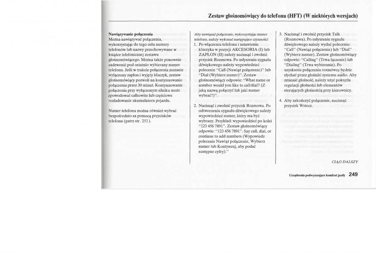 Honda Jazz III 3 Fit II instrukcja obslugi / page 248