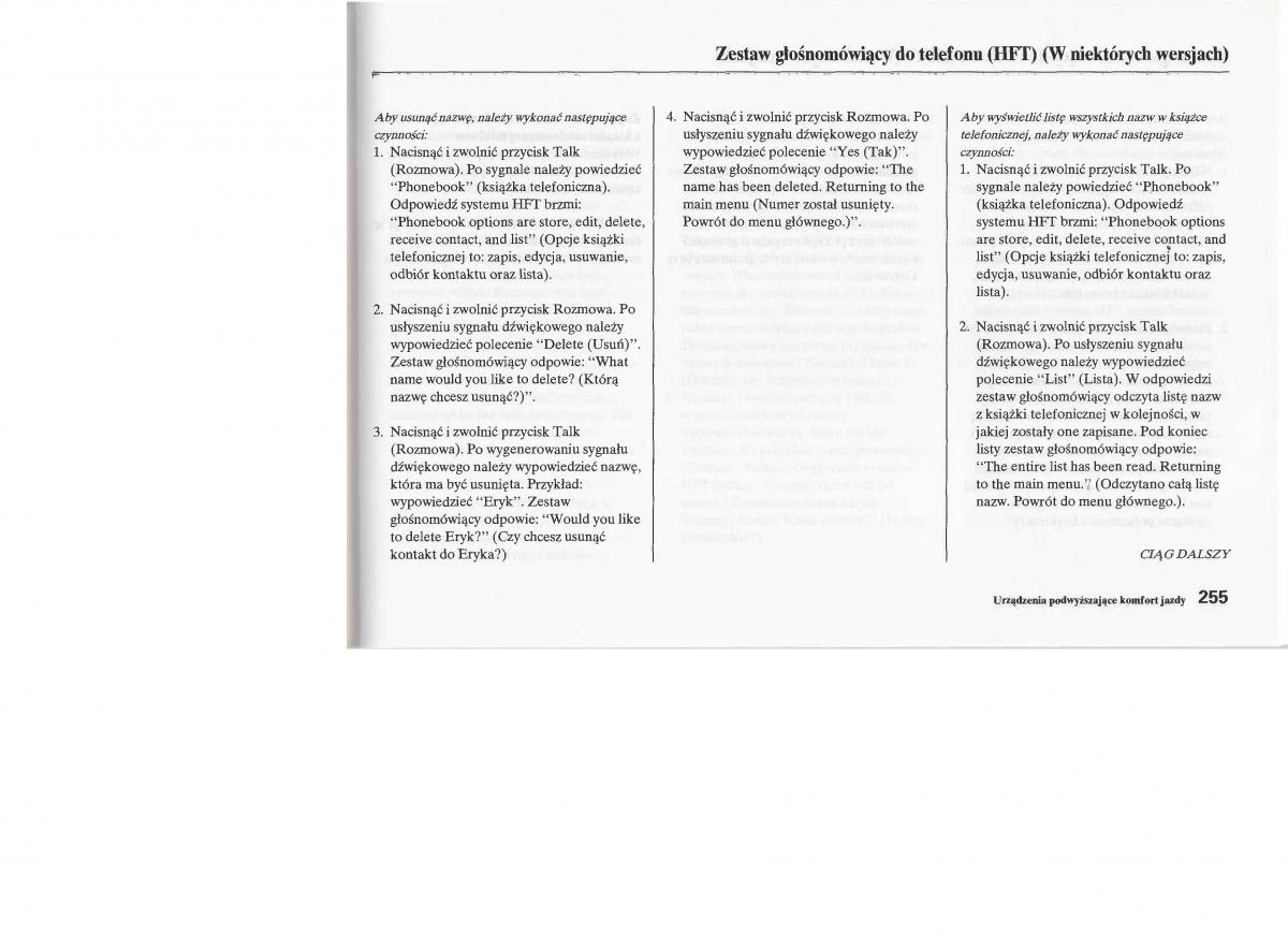 Honda Jazz III 3 Fit II instrukcja obslugi / page 254
