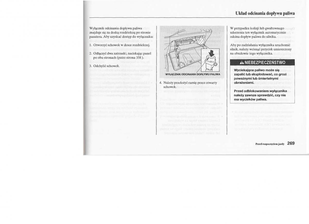 Honda Jazz III 3 Fit II instrukcja obslugi / page 268