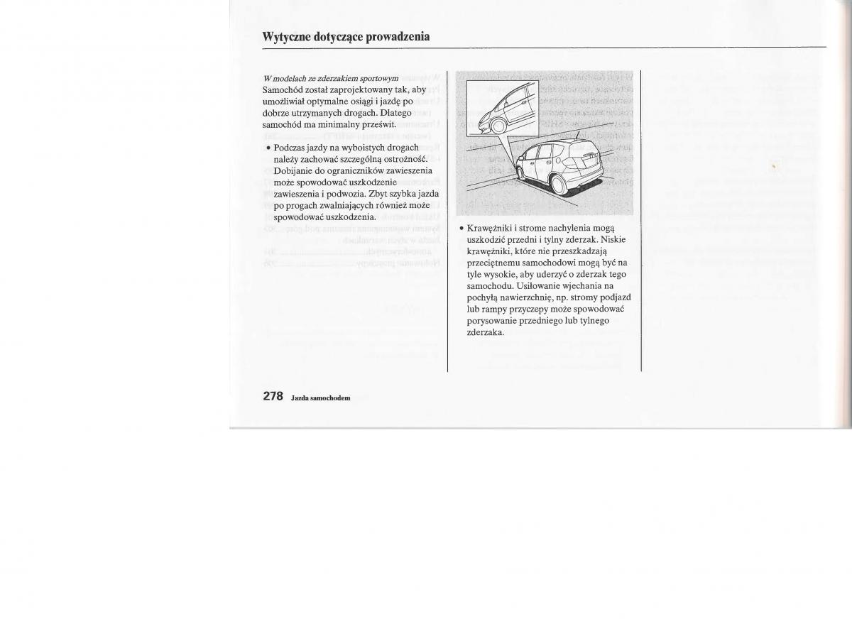 Honda Jazz III 3 Fit II instrukcja obslugi / page 276
