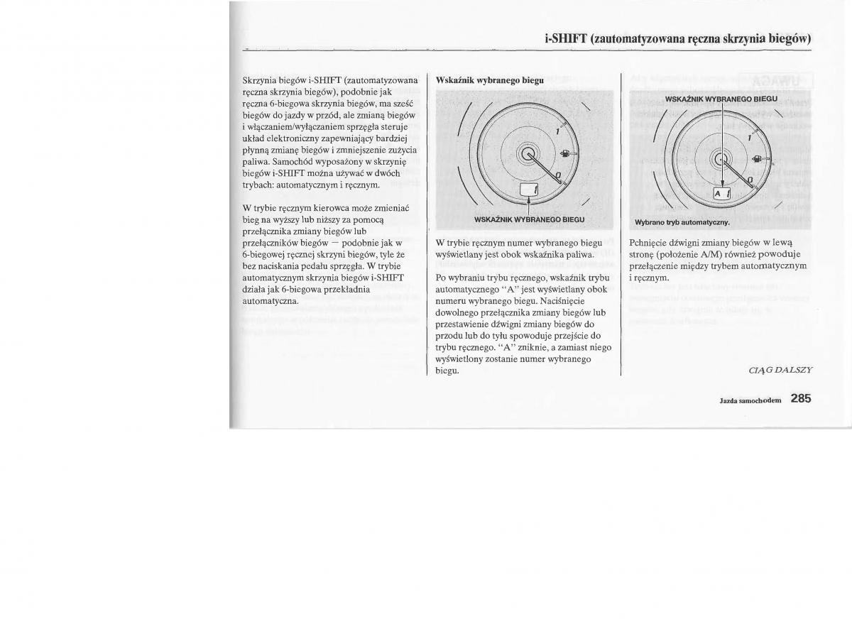Honda Jazz III 3 Fit II instrukcja obslugi / page 283