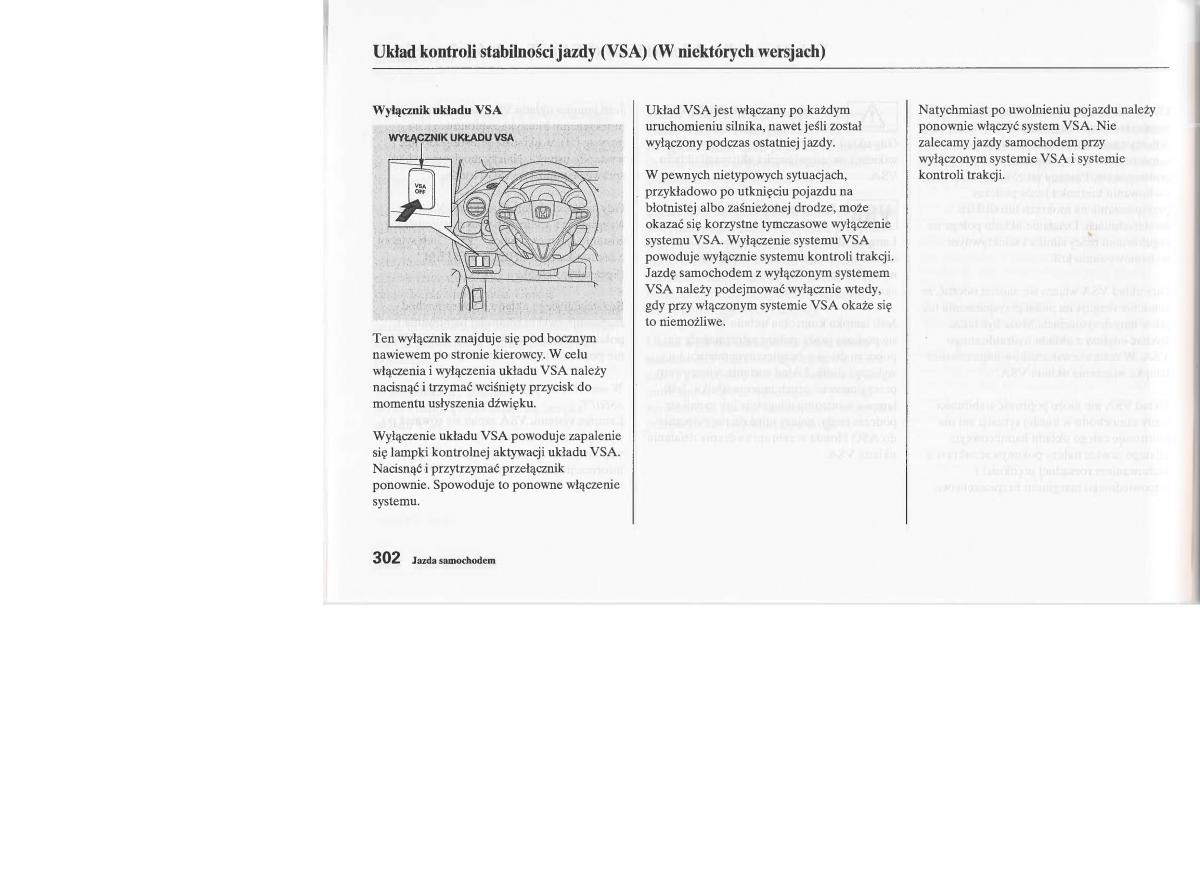 Honda Jazz III 3 Fit II instrukcja obslugi / page 300