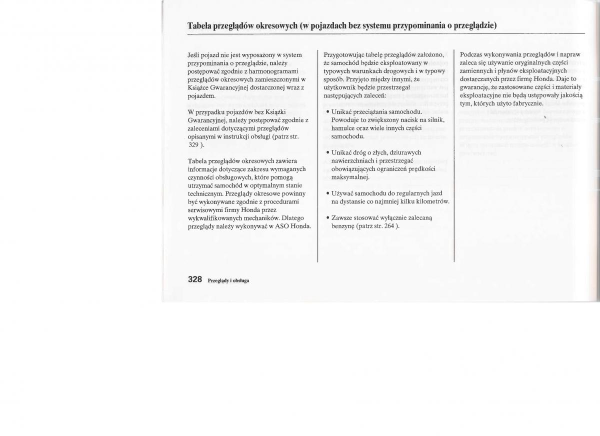 manual Honda Jazz Honda Jazz III 3 Fit II instrukcja / page 325