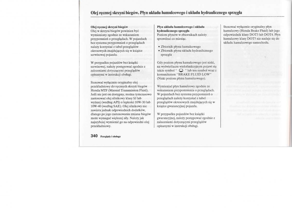instrukcja obsługi Honda Jazz Honda Jazz III 3 Fit II instrukcja / page 337