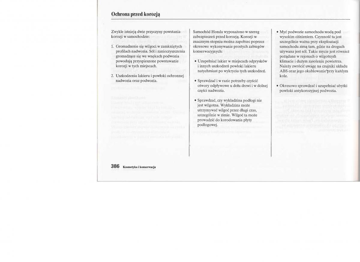 instrukcja obsługi Honda Jazz Honda Jazz III 3 Fit II instrukcja / page 383