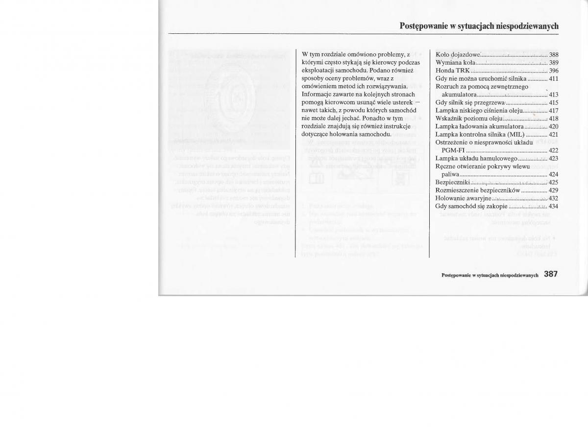 instrukcja obsługi Honda Jazz Honda Jazz III 3 Fit II instrukcja / page 384