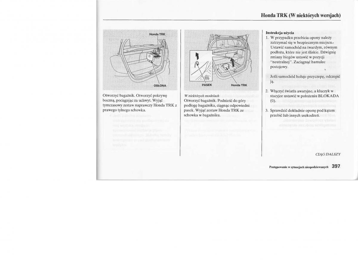 instrukcja obsługi Honda Jazz Honda Jazz III 3 Fit II instrukcja / page 396