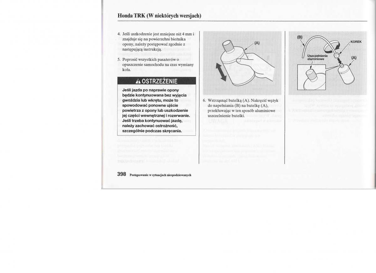 instrukcja obsługi Honda Jazz Honda Jazz III 3 Fit II instrukcja / page 397