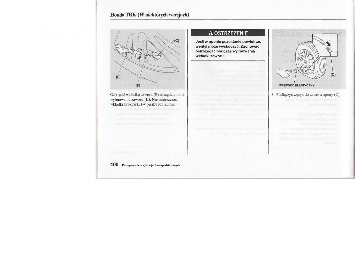 instrukcja obsługi Honda Jazz Honda Jazz III 3 Fit II instrukcja / page 399