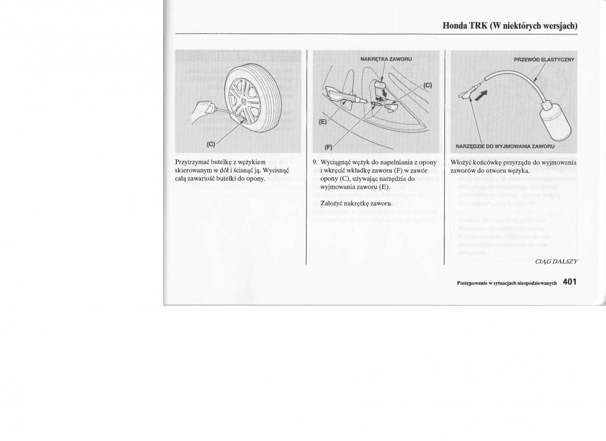 instrukcja obsługi Honda Jazz Honda Jazz III 3 Fit II instrukcja / page 400