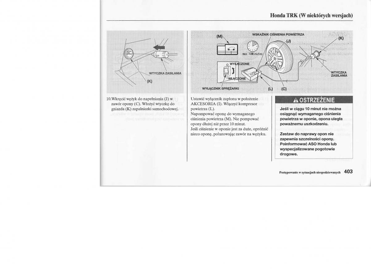 instrukcja obsługi Honda Jazz Honda Jazz III 3 Fit II instrukcja / page 402
