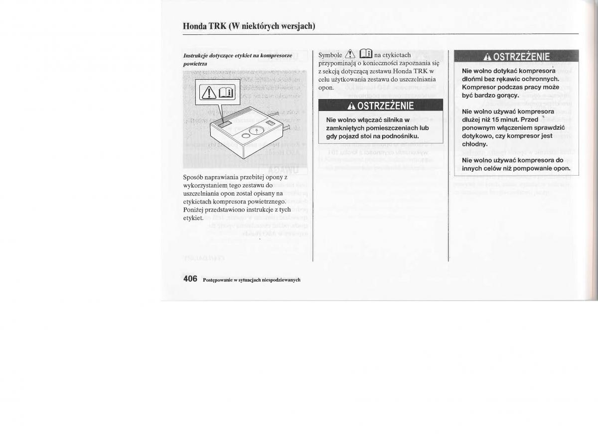 instrukcja obsługi Honda Jazz Honda Jazz III 3 Fit II instrukcja / page 405