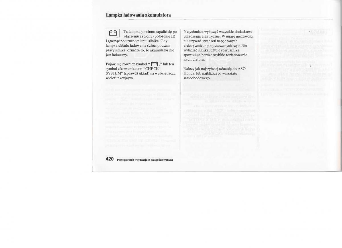 instrukcja obsługi Honda Jazz Honda Jazz III 3 Fit II instrukcja / page 419