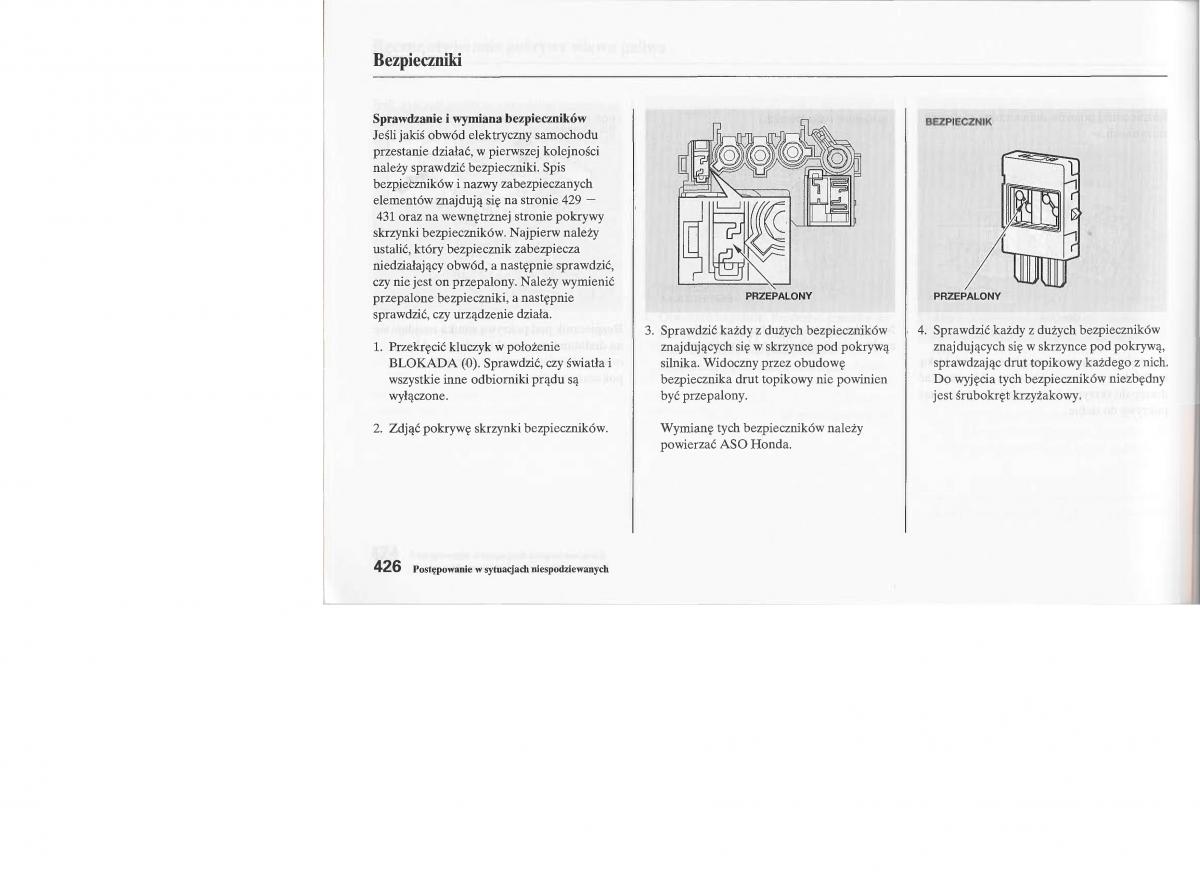 instrukcja obsługi Honda Jazz Honda Jazz III 3 Fit II instrukcja / page 425