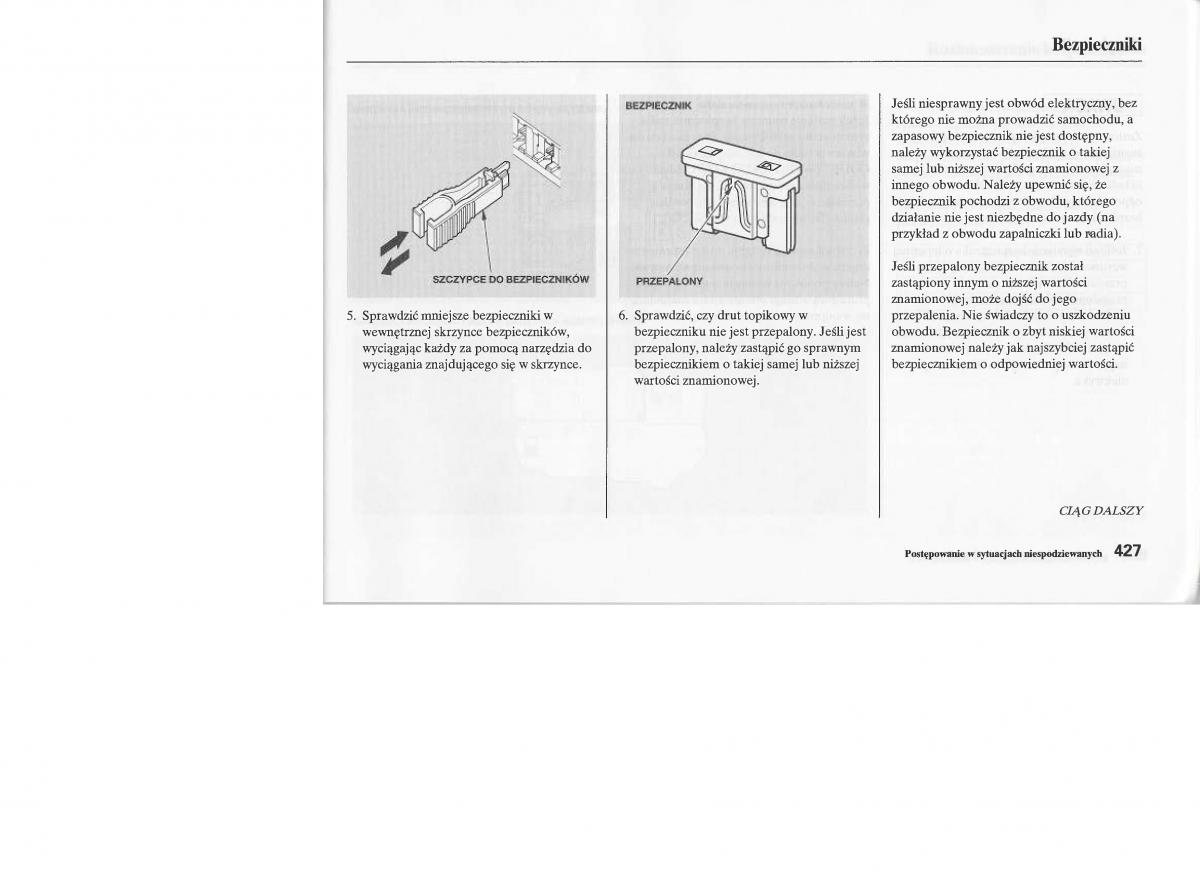 instrukcja obsługi Honda Jazz Honda Jazz III 3 Fit II instrukcja / page 426