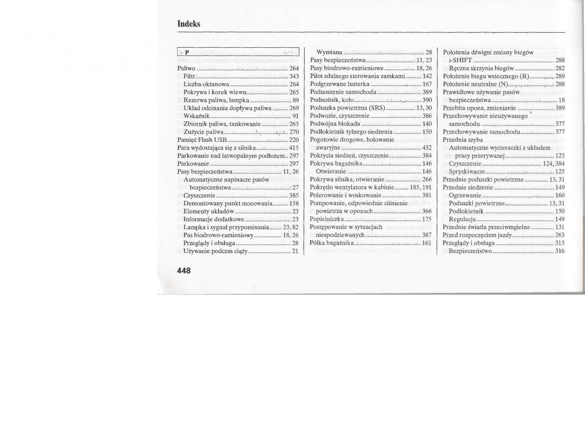 manual  Honda Jazz III 3 Fit II instrukcja / page 447