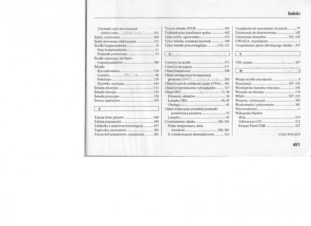 instrukcja obsługi Honda Jazz Honda Jazz III 3 Fit II instrukcja / page 450