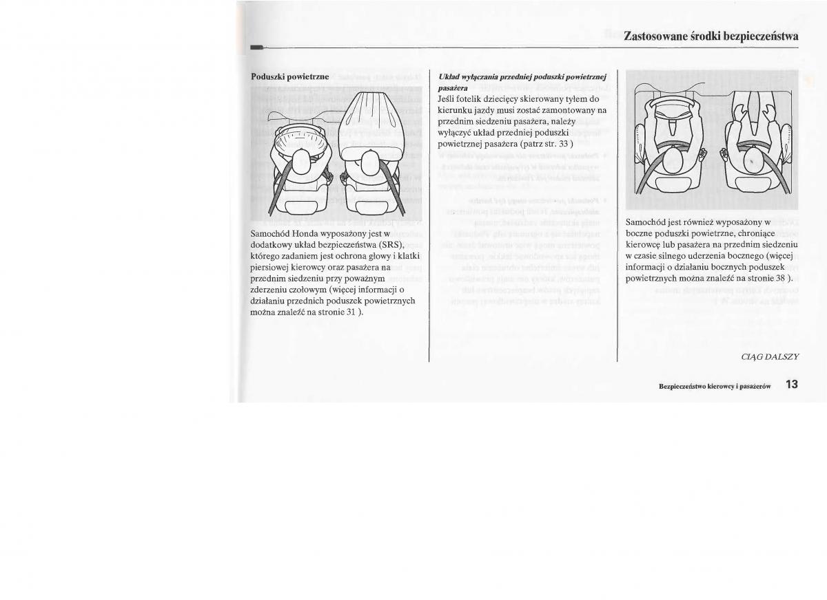 Honda Jazz III 3 Fit II instrukcja obslugi / page 16