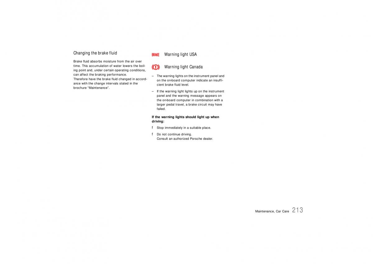 Porsche Carrera 911 997 owners manual / page 215
