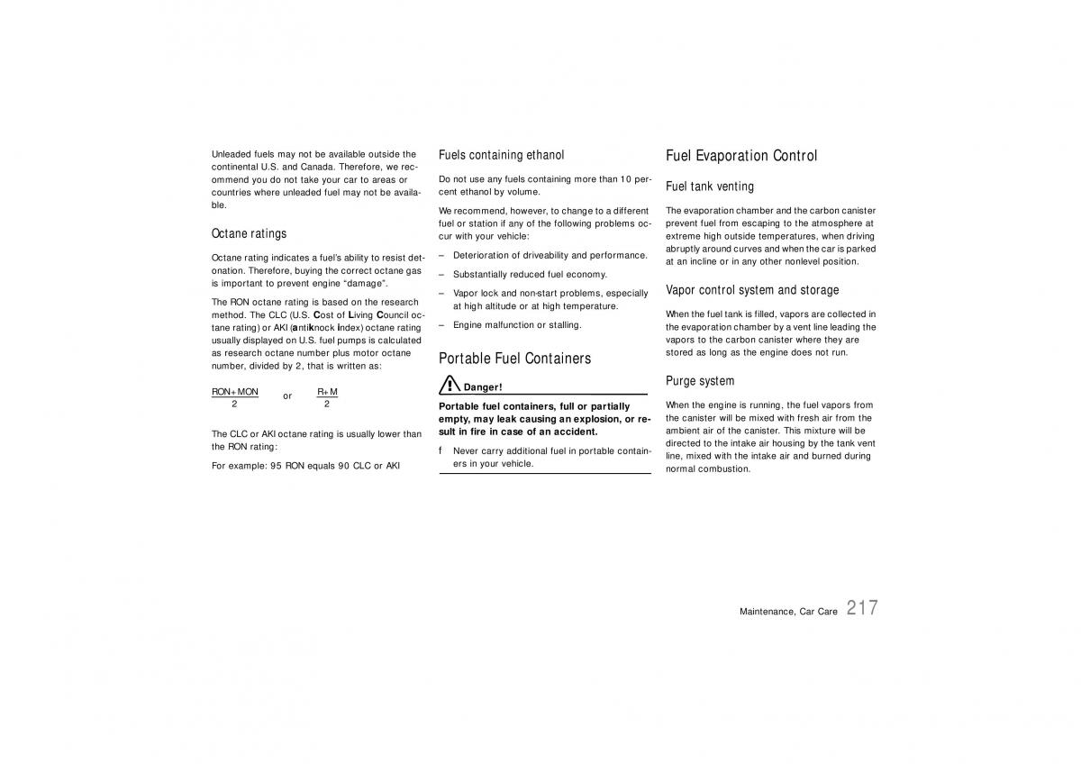 Porsche Carrera 911 997 owners manual / page 219