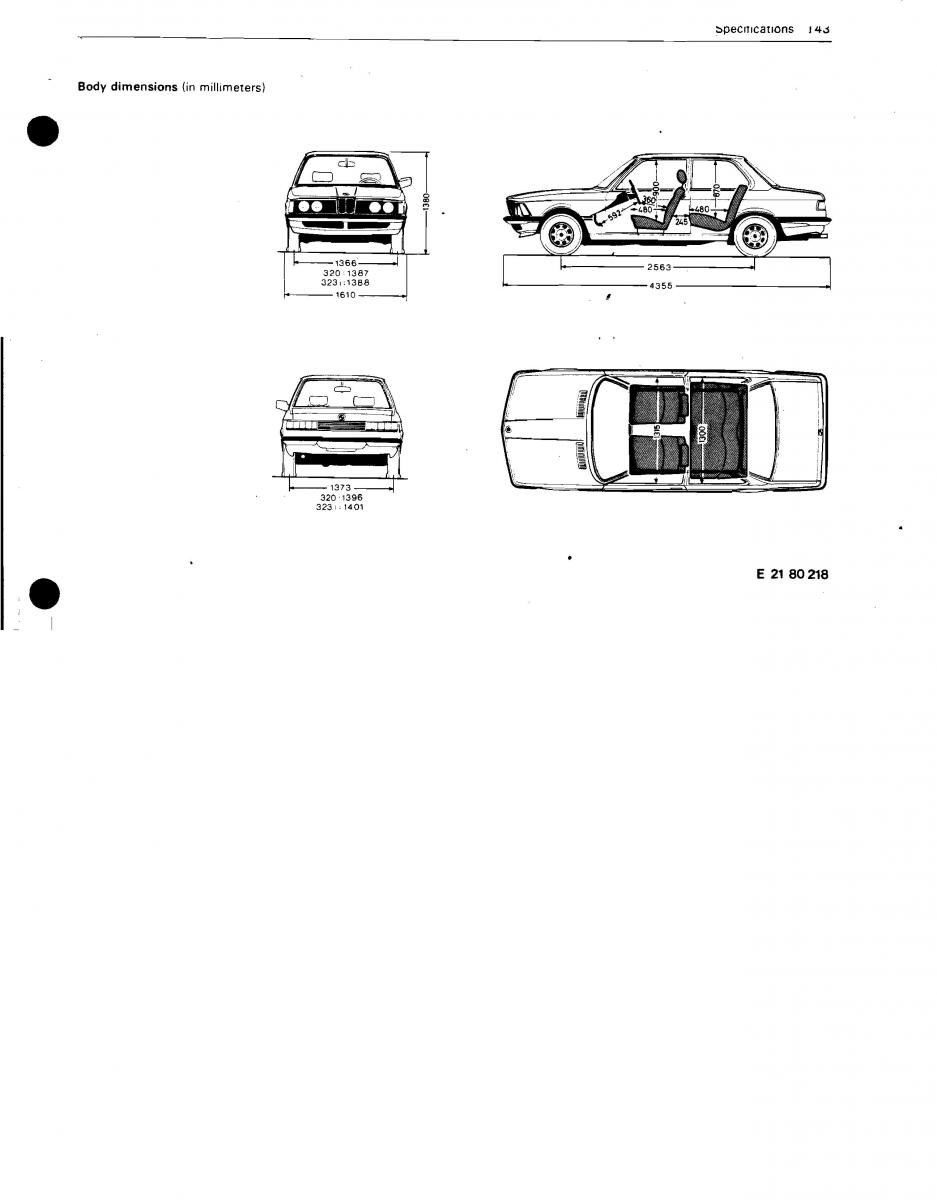 BMW 3 E21 316 318i 320 323i owners manual / page 135