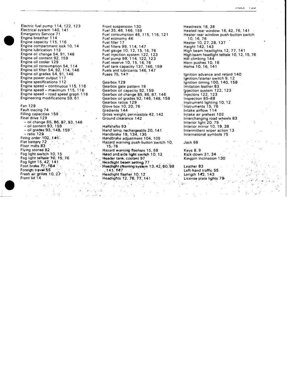 manual  BMW 3 E21 316 318i 320 323i owners manual / page 144