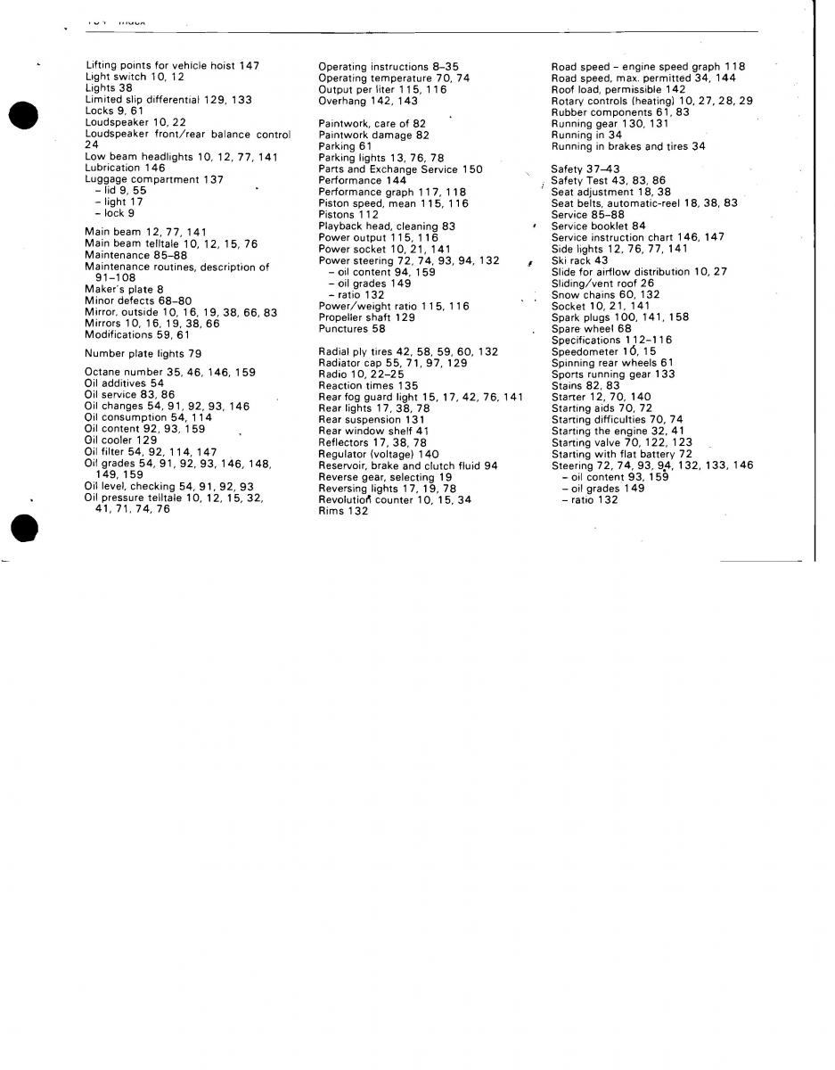 BMW 3 E21 316 318i 320 323i owners manual / page 145