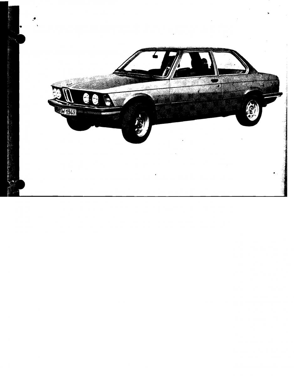 BMW 3 E21 316 318i 320 323i owners manual / page 3