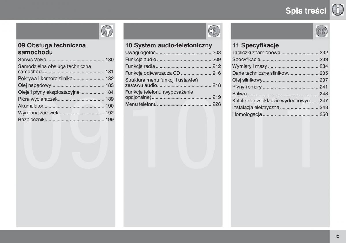 manual  Volvo S40 II instrukcja / page 6