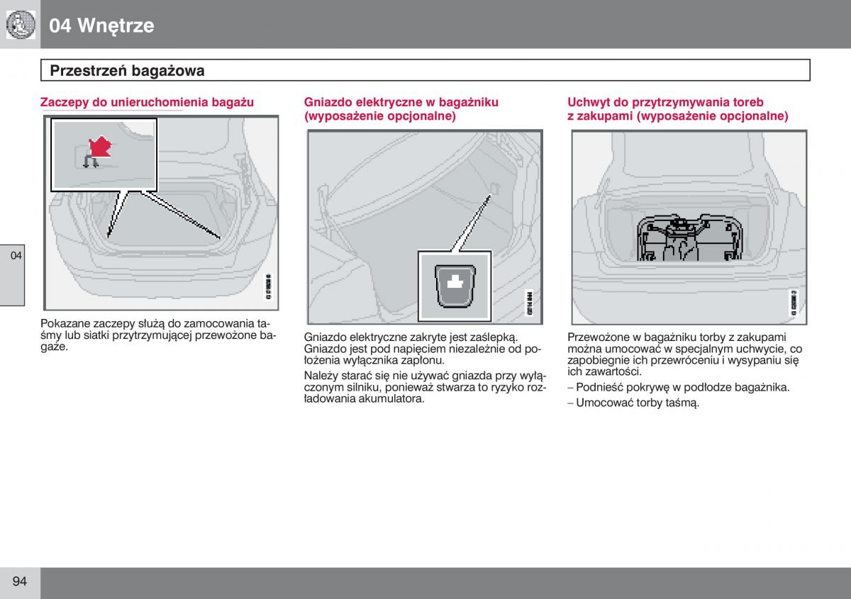 Volvo S40 II instrukcja obslugi / page 95