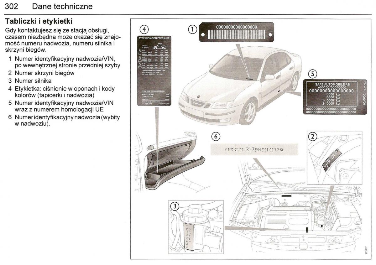 Saab 9 3 II 2 YS3F instrukcja obslugi / page 304