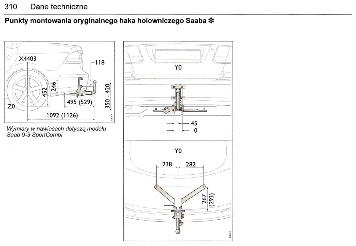 Saab 9 3 II 2 YS3F instrukcja obslugi / page 312