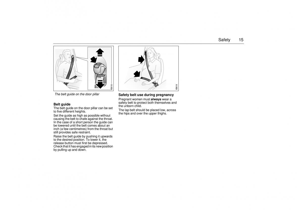 Saab 9 3 I 1 YS3D owners manual / page 15
