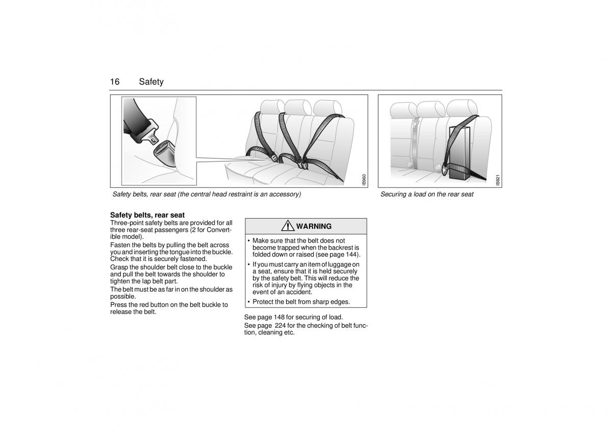 Saab 9 3 I 1 YS3D owners manual / page 16