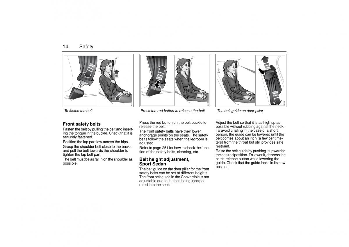 manual  Saab 9 3 II 2 YS3F owners manual / page 16