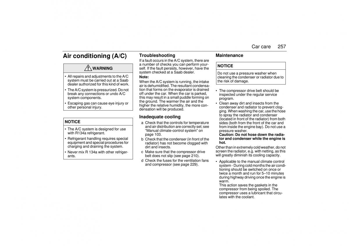 Saab 9 3 II 2 YS3F owners manual / page 259