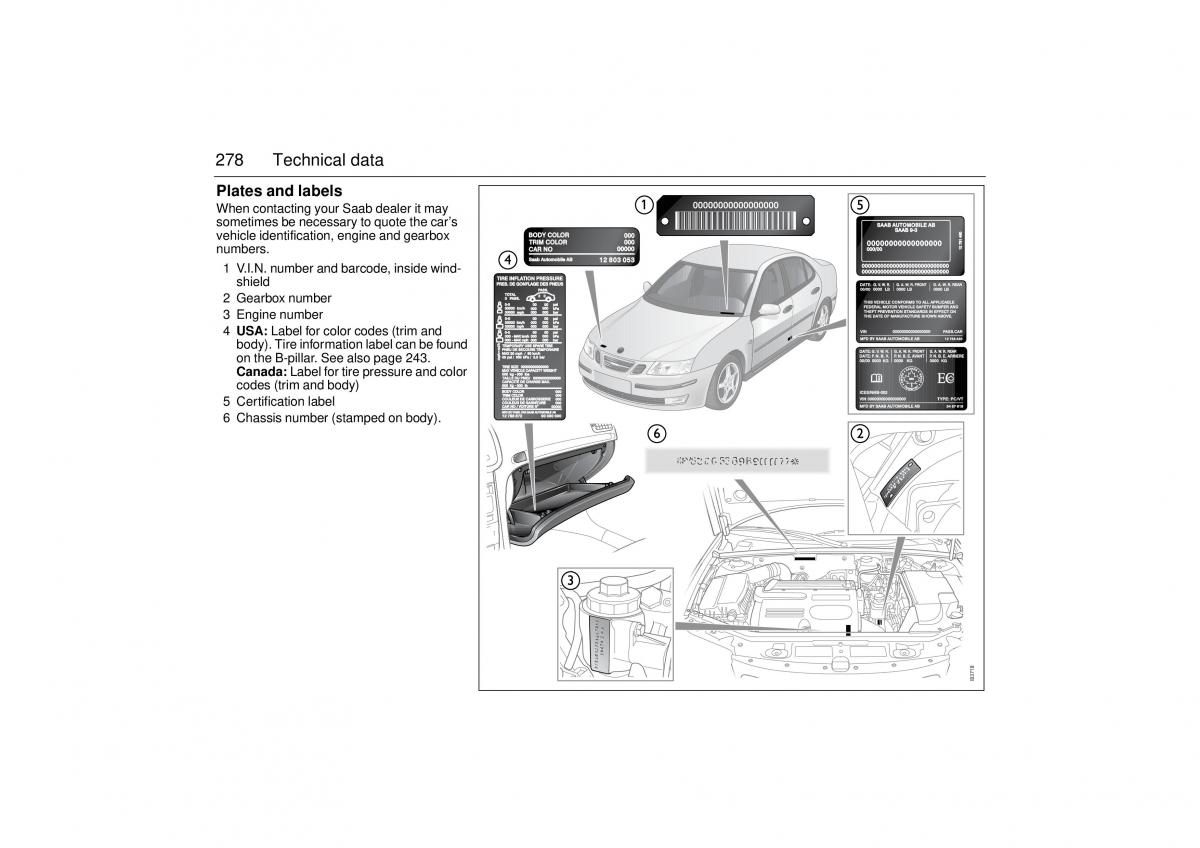 Saab 9 3 II 2 YS3F owners manual / page 280