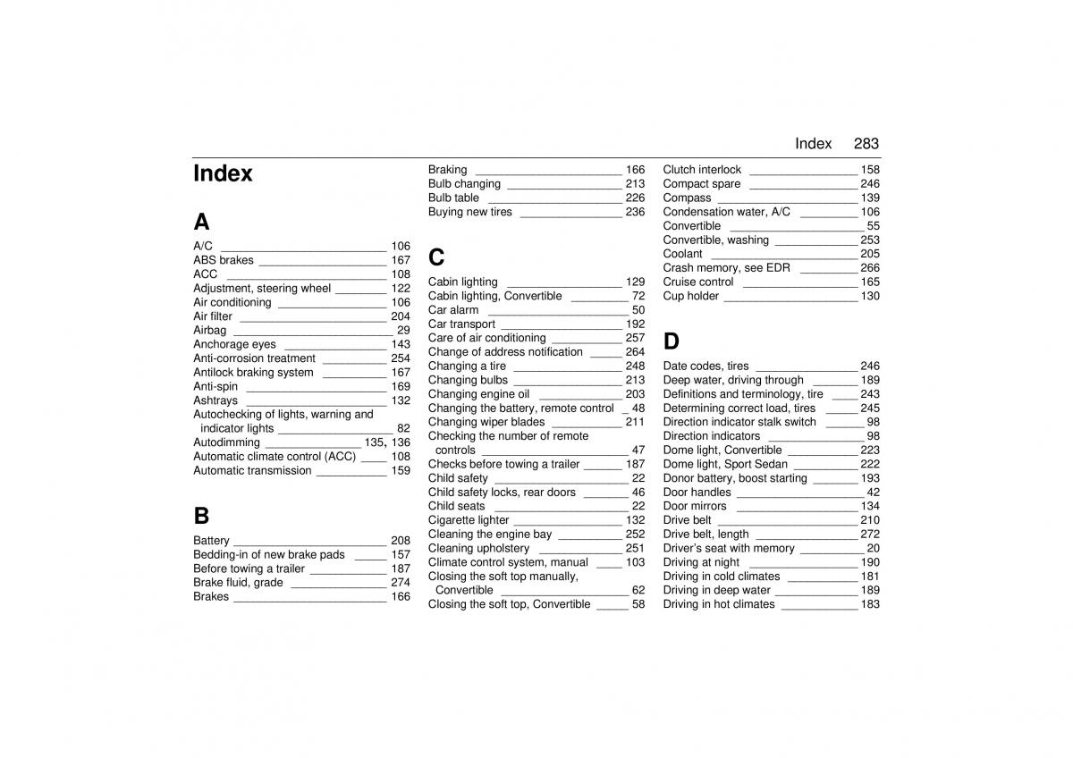 Saab 9 3 II 2 YS3F owners manual / page 285